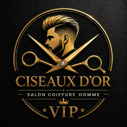Logo Ciseaux d’Or VIP, salon de coiffure homme à Esch-sur-Alzette